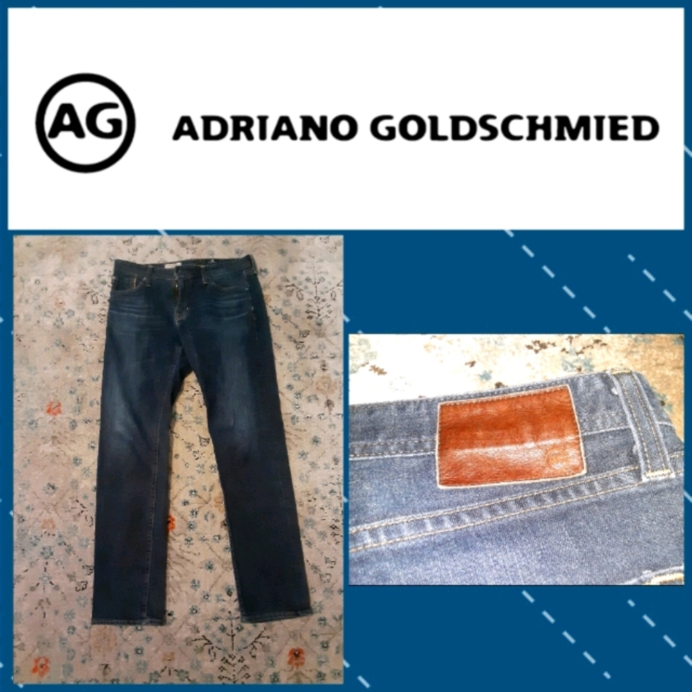 Adriano goldshmeid mens blue jeans